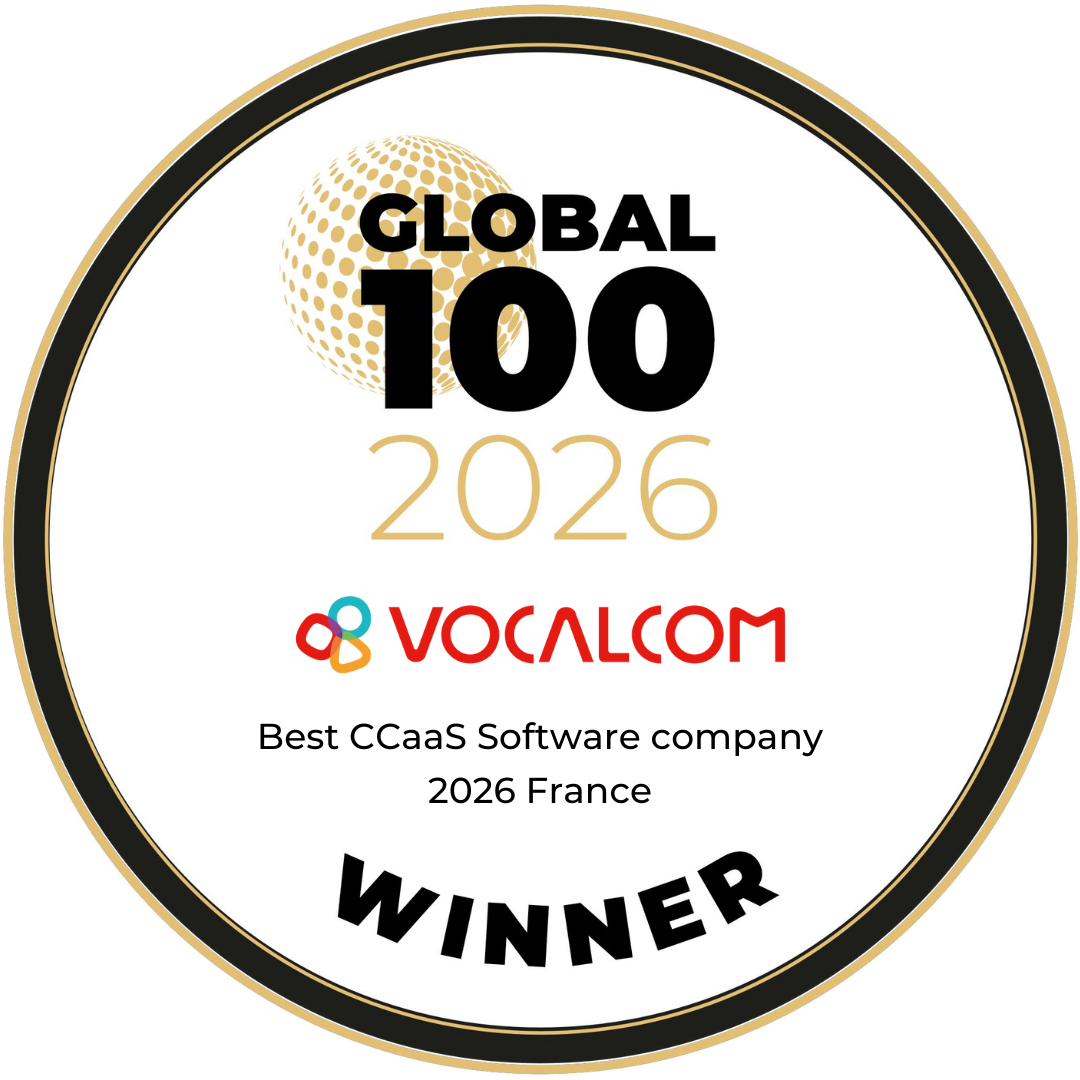 Global 100 Winner 2026 – Vocalcom Best CCaaS Software